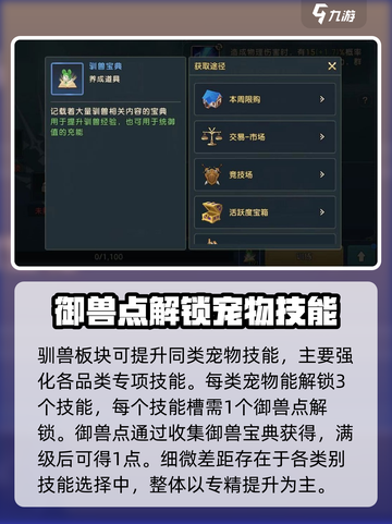 魔力宝贝复兴🔥驯兽玩法大揭秘！新手必看💥截图3