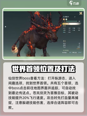 仙剑世界世界BOSS有哪些介绍截图2