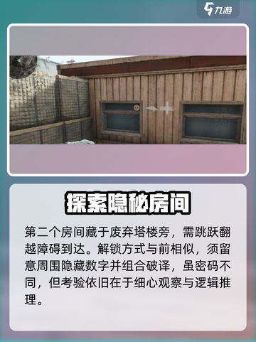 三角洲行动零号大坝密码门破解攻略介绍截图3