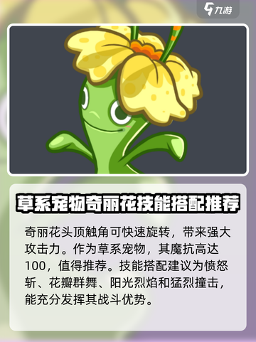 洛克王国手游奇丽花选择哪个技能介绍截图3
