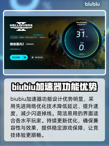 绝地潜兵2闪退？这个加速器解决🌟游戏流畅必备！截图4