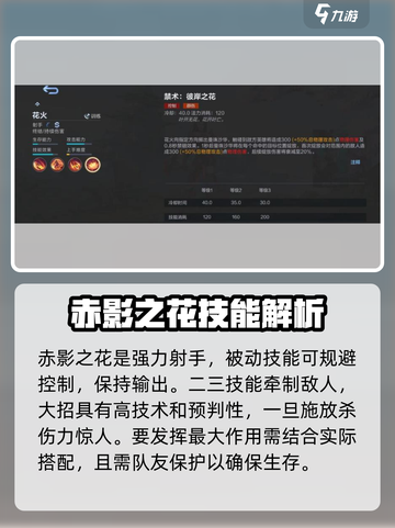 决胜巅峰赤影之花怎么玩介绍截图4