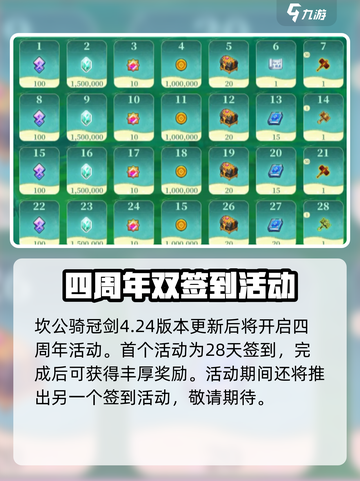 坎公骑冠剑四周年💥活动内容大曝光！🎉截图2