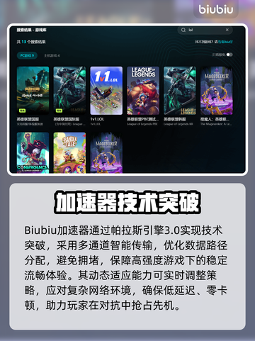 🎮LOL卡顿救星！这些加速器让你丝滑操作截图3