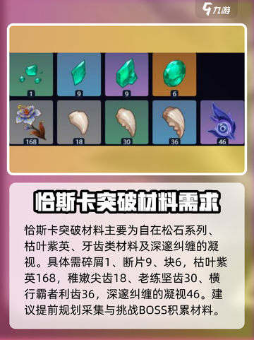 原神恰斯卡突破材料介绍介绍截图2