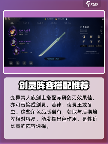 剑灵2夜灵王🔥最强搭配指南来了！截图2