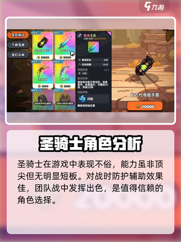 英勇之地🔥圣骑士装备搭配攻略💎截图2