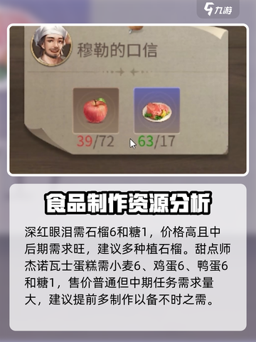 新庄园时代食谱大全介绍截图4