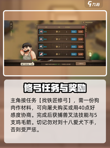 大侠立志传💰前期快速赚钱发育攻略🔥截图4