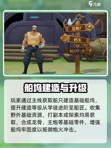 航海王壮志雄心船坞怎么建造介绍截图2