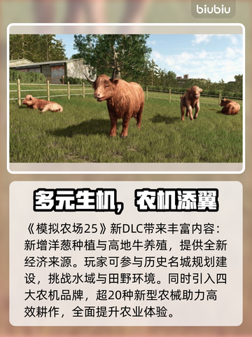 🎮《模拟农场25》新DLC上线时间曝光！截图3