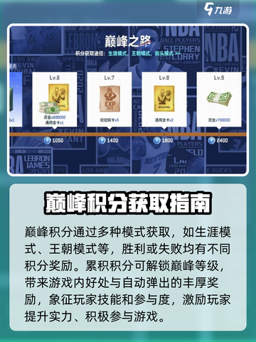 美职篮巅峰对决巅峰之路怎么玩介绍截图2