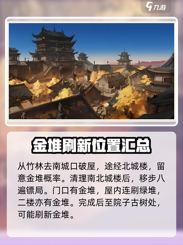 永劫无间手游🔥唐安城搜点路线大曝光！快速上分必看💡截图4