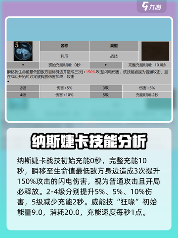 龙息神寂：纳斯婕卡🔥超强角色信息一览！🎮截图3