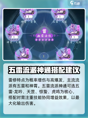 问剑长生雷修神通选什么介绍截图2