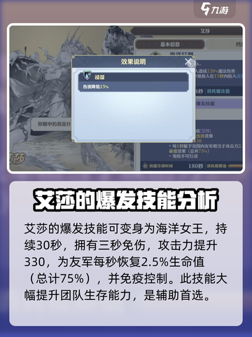 剑与骑士团艾莎好用吗介绍截图3