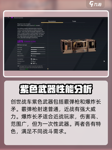 创世战车🔥紫色武器全解析，性能爆表不容错过！截图2