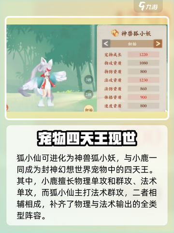 封神幻想世界宝宝推荐有哪些介绍截图4