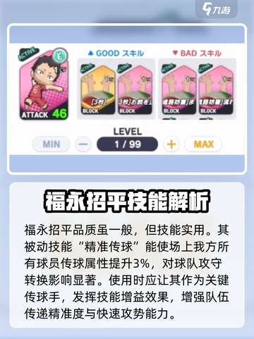 排球少年手游🔥福永招平强度分析✨必看截图2