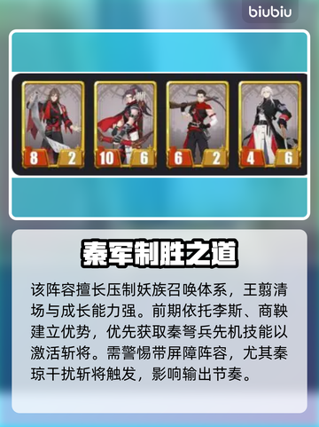 🔥《千机阵》秦军制霸全攻略💥截图2