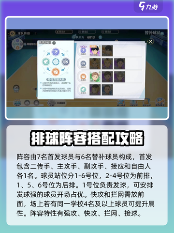 排球少年手游🔥站位安排技巧，阵容无敌秘籍！游戏技巧💎截图2