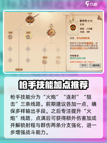 森之国度枪手技能怎么加点介绍截图2