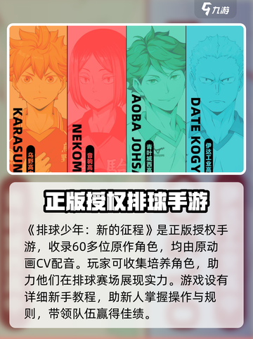 排球少年手游国服🔥超全玩法攻略来啦！截图2