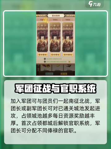 三国问鼎山河军团玩法介绍介绍截图4