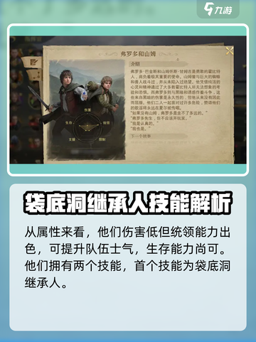 指环王纷争🔥弗罗多山姆技能全解析！截图3