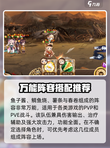 料理次元队伍搭配🔥超强阵容推荐！💥截图3