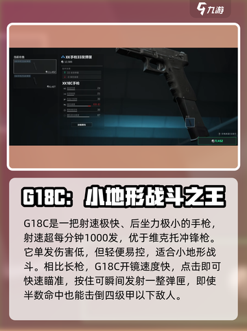 三角洲行动G18C怎么玩介绍截图2