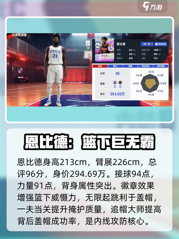美职篮巅峰对决恩比德怎么样介绍截图2