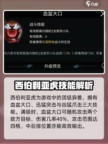 野兽领主新世界西伯利亚虎怎么样介绍截图2