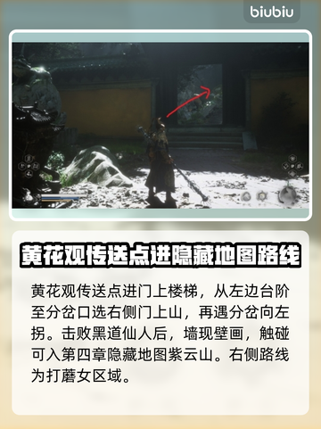 黑神话悟空🔥黑道仙人隐藏位置大揭秘！截图3