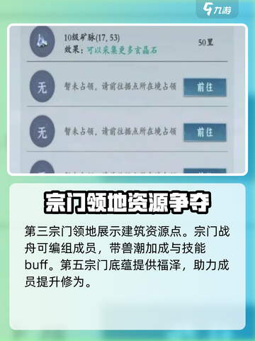 问剑长生宗门怎么玩介绍截图3