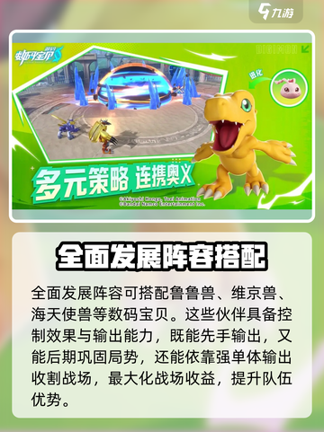 数码宝贝源码🔥最强阵容搭配技巧🌟截图3