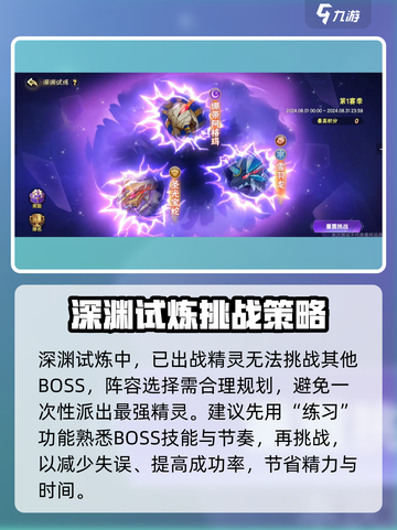 西普大陆手游深渊试炼打法攻略介绍截图3