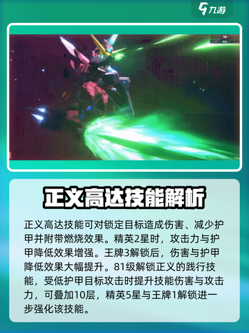 高达钢铁之诗正义高达好用吗介绍截图4