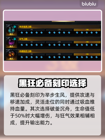 命运方舟🔥狂战士刻印最佳搭配分析💎截图4