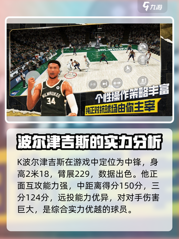 美职篮全明星K波尔津吉斯怎么样介绍截图2