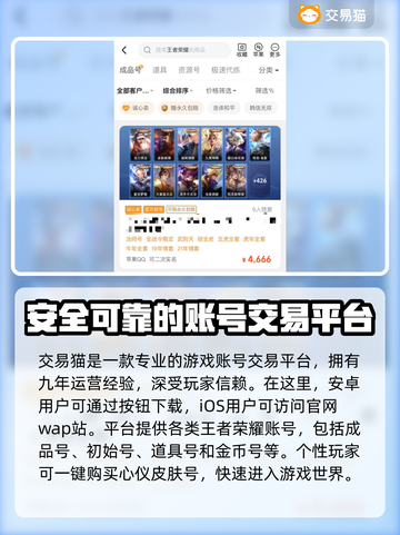王者荣耀买号🔥安全平台大揭秘！👇截图2