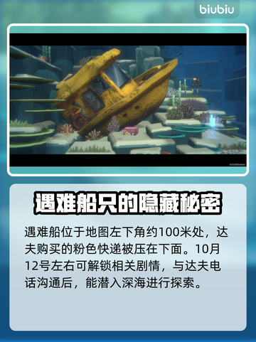 潜水员戴夫遇难船任务位置大揭秘！🎮🔥截图2