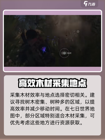 七日世界木头采集攻略介绍截图2