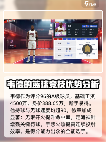 美职篮巅峰对决韦德怎么样介绍截图2
