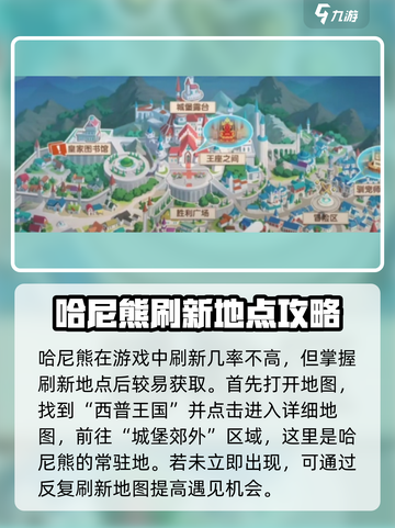 西普大陆手游哈尼熊在哪里介绍截图2