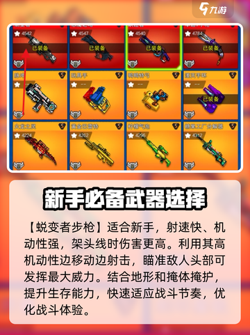像素射击新手必看！💥游戏开局最强武器推荐🔥截图2