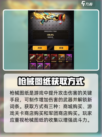 向僵尸开炮🔥枪械图纸获取攻略来啦！快人一步称霸游戏🎉截图2