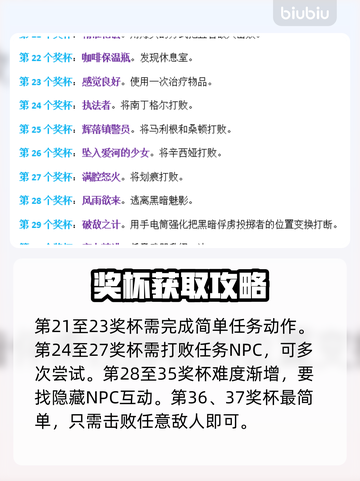 《心灵杀手2》白金全成就条件⚡速来挑战！截图4