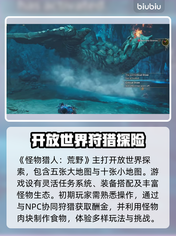 怪物猎人荒野🔥超好玩！新手必知玩法揭秘截图2
