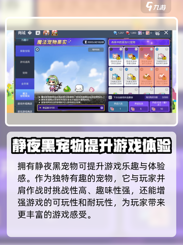 冒险岛枫之传说静夜黑宠物怎么样介绍截图4